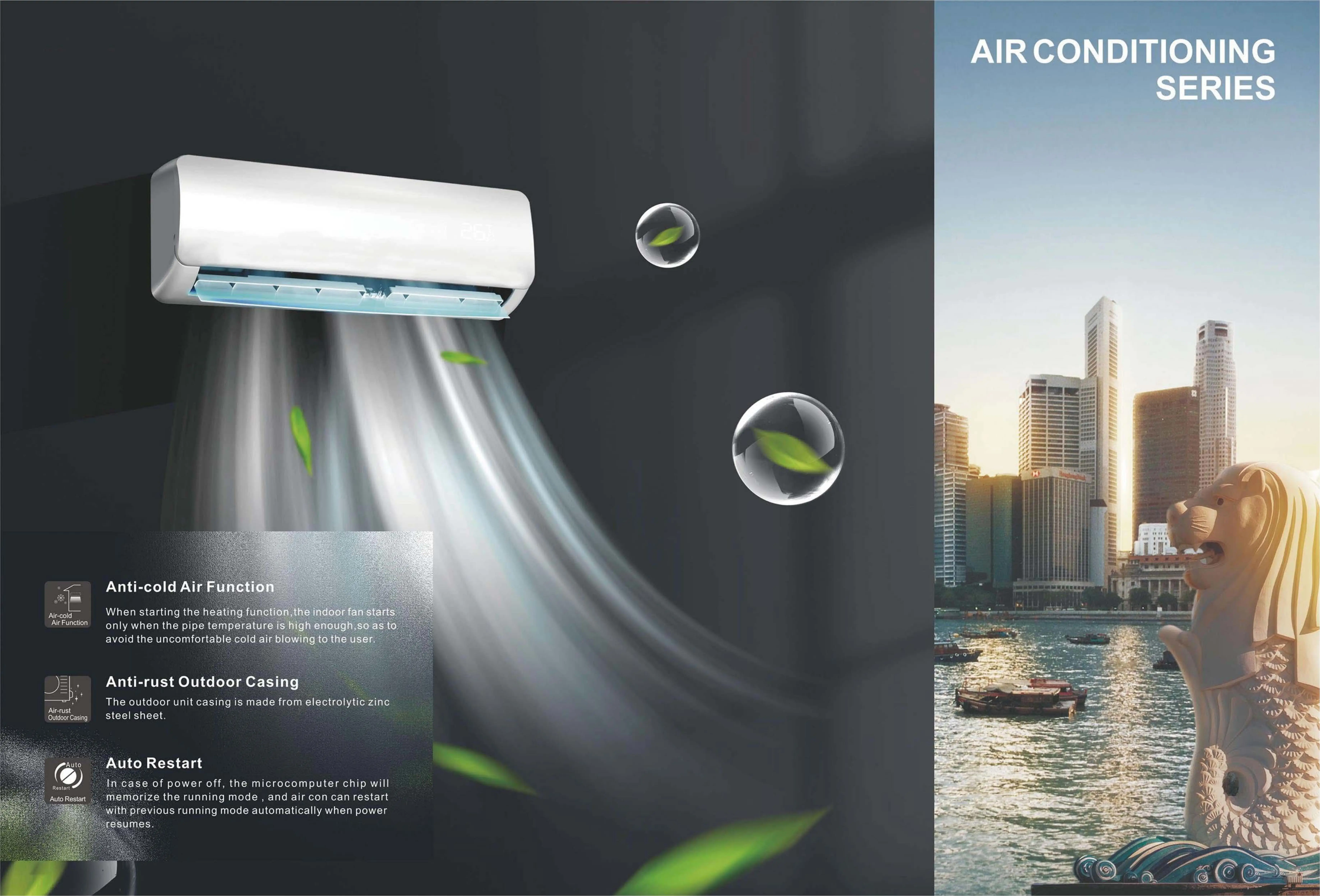 Split Air Conditioner, ZERO, 9K, 12K, 18K - detail 8