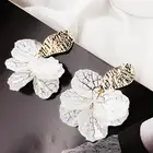 Earrings Boho Korean Cheap White Shell Flower Petal Earrings For Women 2021 New Jewelry Pendientes