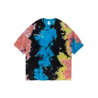 Tie Dye 2021 Streetwear Tie Dye Tee Shirts Wholesale Custom Logo T-shirt Tye Dye Oversize Tie Dye Tshirt Mens