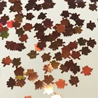 Autumn Crafts Glitter Price Autumn New Leaves Shape Glitter For Crafts