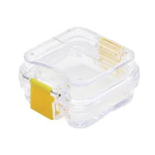 Dental Clear Membrane Box with Film Transparent Dental Retainer Case Plastic Dental Crown Box Dental Consumables