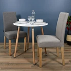 Wedding Table Modern Round Wooden De Luxe Wedding Decoration Table Centerpiece Kids' Table Round White Dinning Table