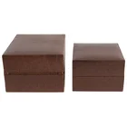 Pack Gift Box Customised Personalised Luxury Leather Gift Box Packaging Small 13x11.5x7.5cm Large 17x13x8.5cm