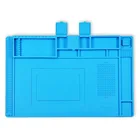 Silicone Soldering Mat Heat Resistant Magnetic Silicone Electronic Repair Mat For Phone Computer PCB Board