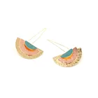 Earrings Jewelry Summer Trendy Statement Earrings Big Fan Shape Inspired Earrings Women For Jewelry Earrings