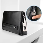 Zinc Bags High Security Usb Charging Antique Zinc Alloy Embedded Purse Shoulder Bags Padlock