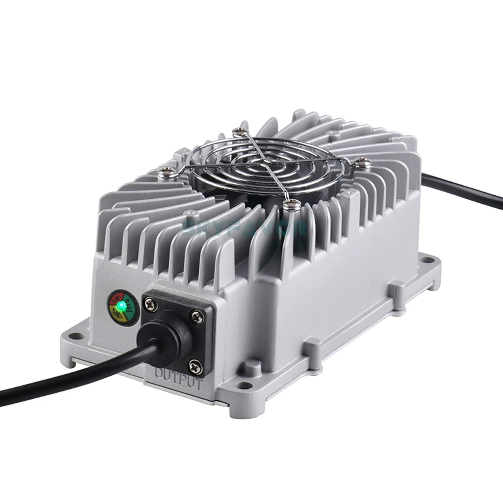 Customized IP67 waterproof 36V battery charger 36V 6A Automatic smart fast lead acid lifepo4 lipo lithium ion batteries charger