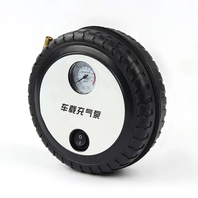 12V speed start electric tire pump vehicle air compressor plug play cigarette lighter power supply