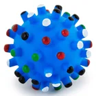 Pet Toys Toy Squeaky Spike Ball Dog Rubber Sounding Pet Toys Aggressive Chewers Interactive Puzzle Ball Toy