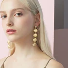 Earrings Earrings Classic Gold-plated Rhinestone-encrusted Cowrie Earrings