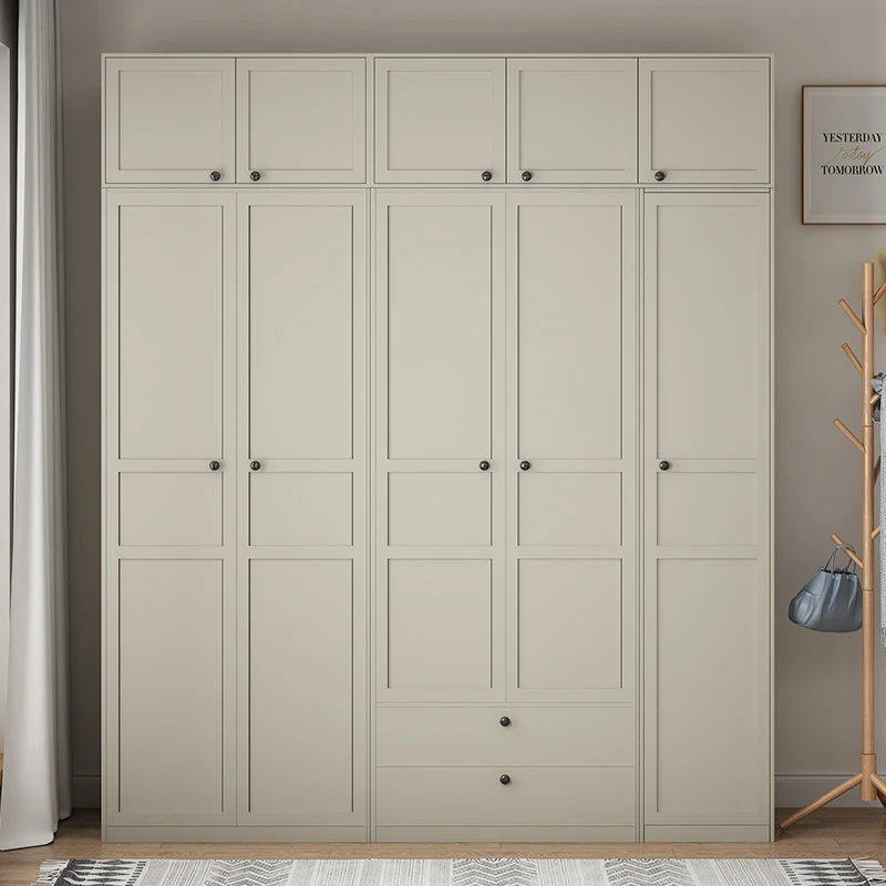 Luoyang Bedroom Furniture Steel Wardrobe Closet Cupboards for Bedroom Wardrobe Armoire Dressing manufacture