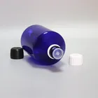 Bottle Bottle With Pump PET Plastic Pump Spray Bottle With Shiny Gold Circle Oblique Shoulder Pure Dew Spray Bottle