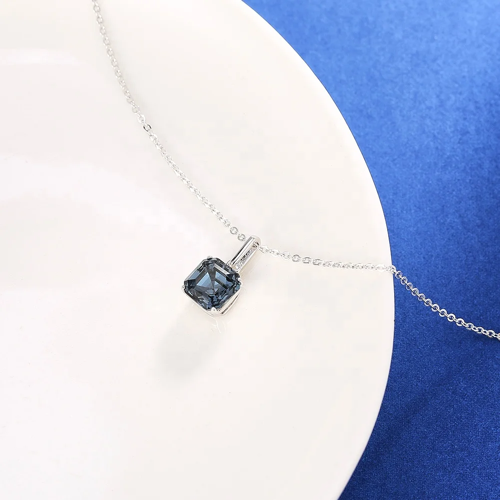 Crystal Stone 925 Sliver New Design Ladies Jewelry Necklace
