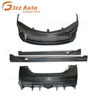 Auto Skirt Rear Bumper JZZ Auto FRONT BUMPER+REAR BUMPER+SIDE SKIRT For Car Bumpers Body Parts