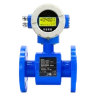 JIS10K Flange Connection AC220V DN50 Electromagnetic Flowmeter With Rubber Liner SUS316L Electrode