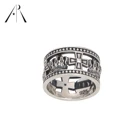 Silver Rings Ring Ringsilver Custom Jewelry 925 Sterling Silver Men Women Width Rings Punk Crown Fingernail Ring