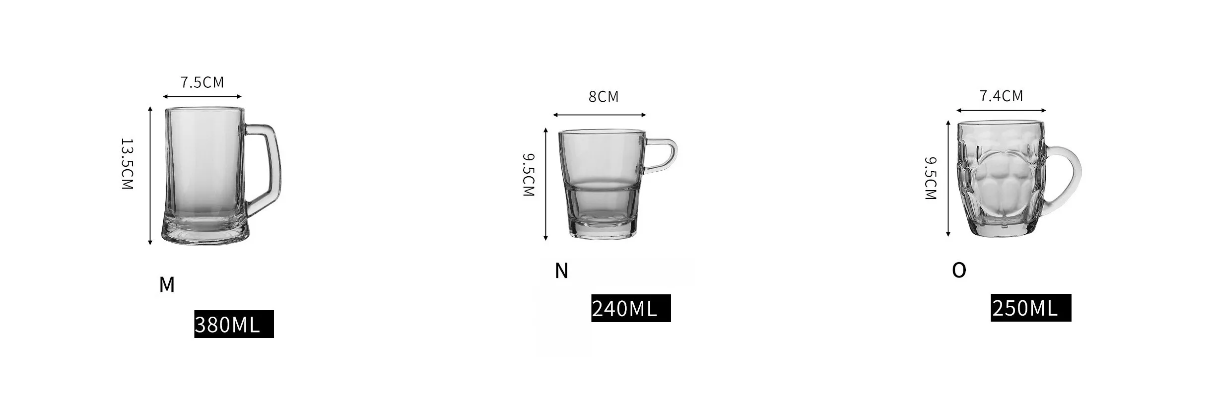Beer mugs wholesale 500ml 24oz high white quality beer glass mugs with handle beer steins and soft drinks Beer mugs wholesale 500ml 24oz high white quality beer glass mugs with handle beer steins and soft drinks