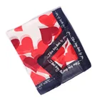 Print Long Shawl Fashion Women Poly Voile Scarves Heart Pattern Print Hijab Long Scarf Beach Shawl