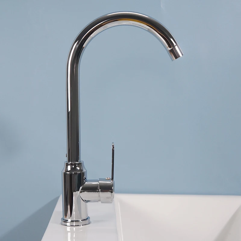 Tarpul Wholesale Bathroom Brass Single Handle Kitchen Sink Faucet Cuisine Basin Faucets Hot Cold Water Mixer details