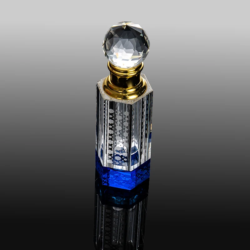 product small bridge multi size wholesale 3ml 6ml 12ml fine glass empty bottle customizable crystal perfume bottle-4