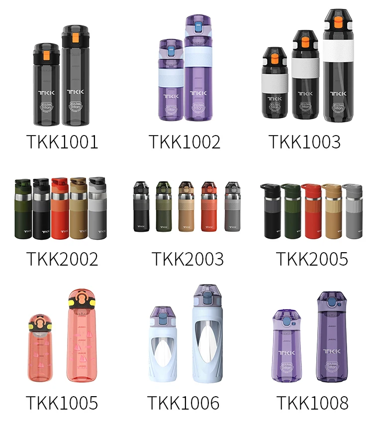 OEM custom logo 2021 trend product 400ml 500ml bpa free tritan pink color water bottle for bike