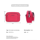 Mazinbody Custom Sublimation Print Waterproof Nylon Shoulder Bag With Private Label Tag