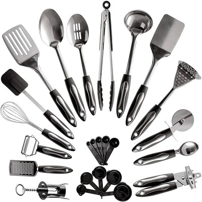 Hot Sale Stainless Steel Kitchen Utensil Set Non-Stick Non-Stick Cooking Gadgets Tools
