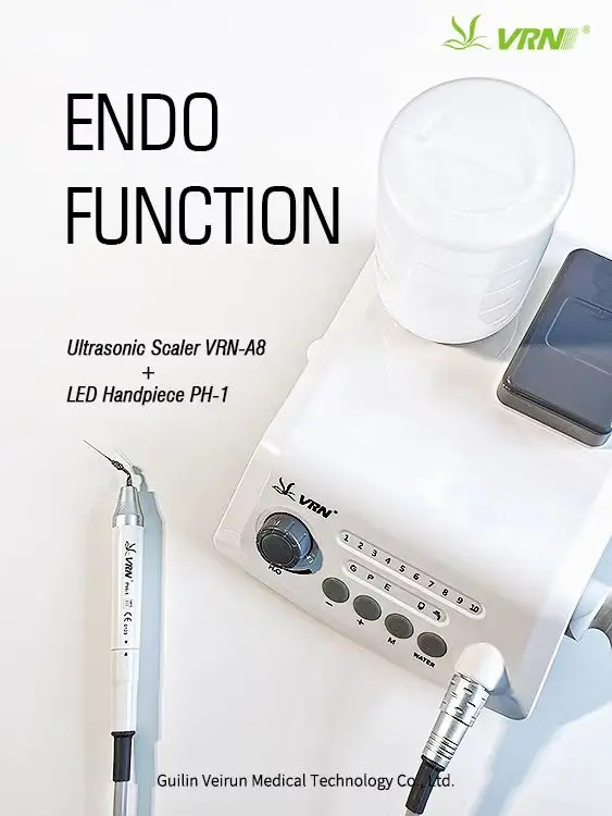 Dental LED Illuminated Handle Oral Irrigator Ultrasonic Scaler Stone Removal Cleaning Machine