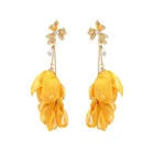 Earrings Earrings 2021 Statement Earrings Long Flower Earrings With Diamond Designer Inspired Earrings