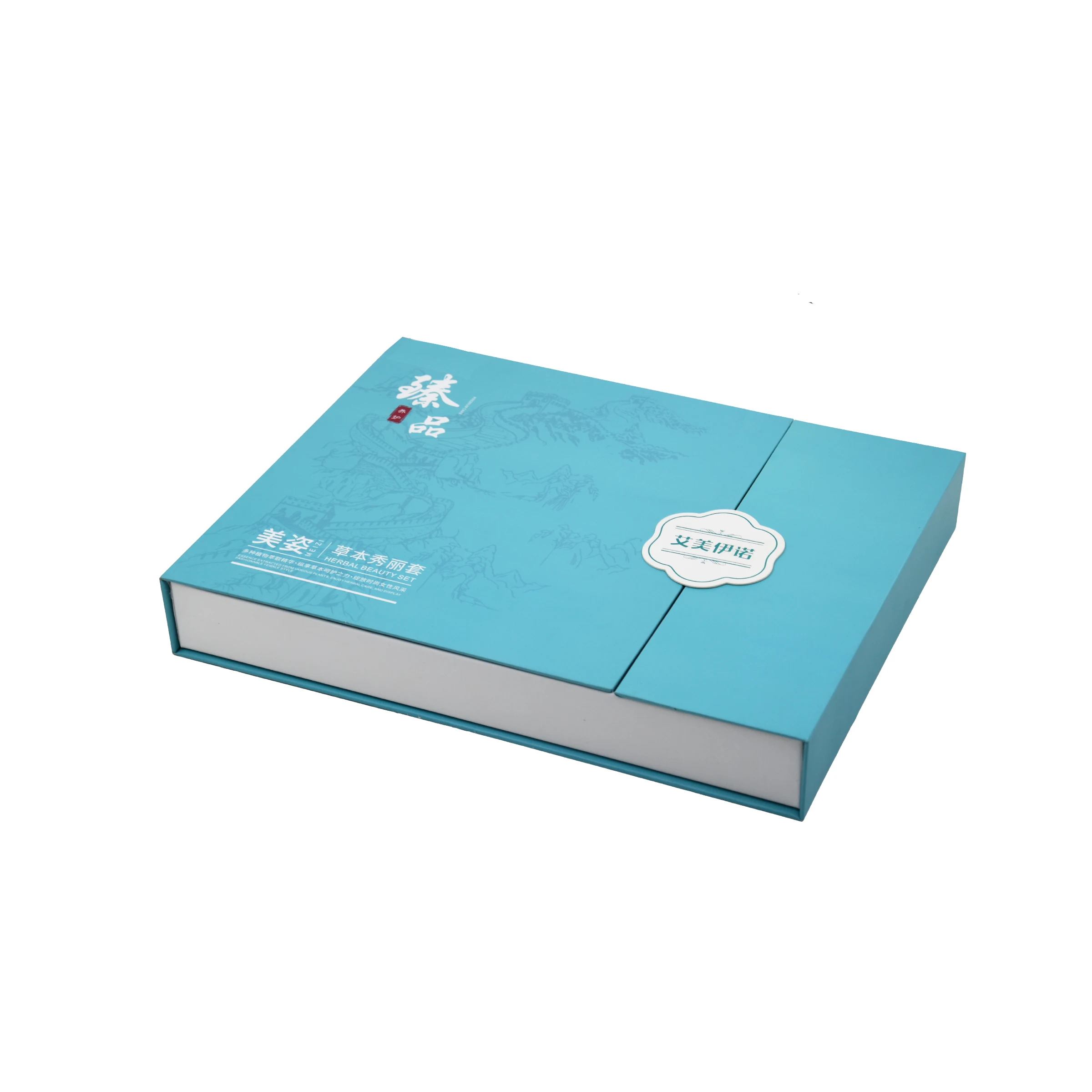 Luxury Gift Box with Foldable Double-Door Open Design and Rigid Magnetic Closure for Custom Packaging