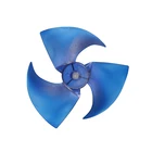 Cooling Fan Fan Blade Plastic High Efficiency 3 Blades External Cooling Fan Motor Cooling Plastic Fan Impeller