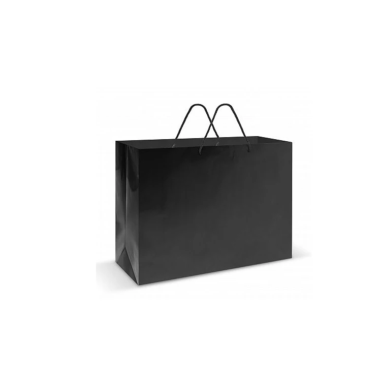 logo white brown kraft gift craft shopping paper bag with handle