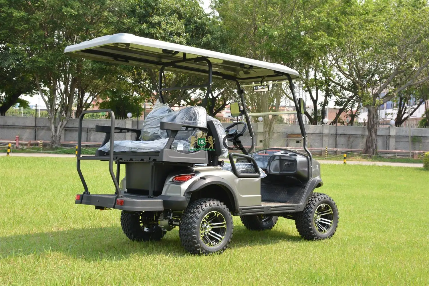 6-Seater Lifted Electric Golf Cart CE Certified Sightseeing Cart with 48V Battery Voltage