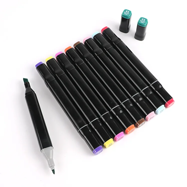 24 Colors Dual Tip Brush Pens 24 Art Markers Brush Tip Watercolor Pen Set Art Markers