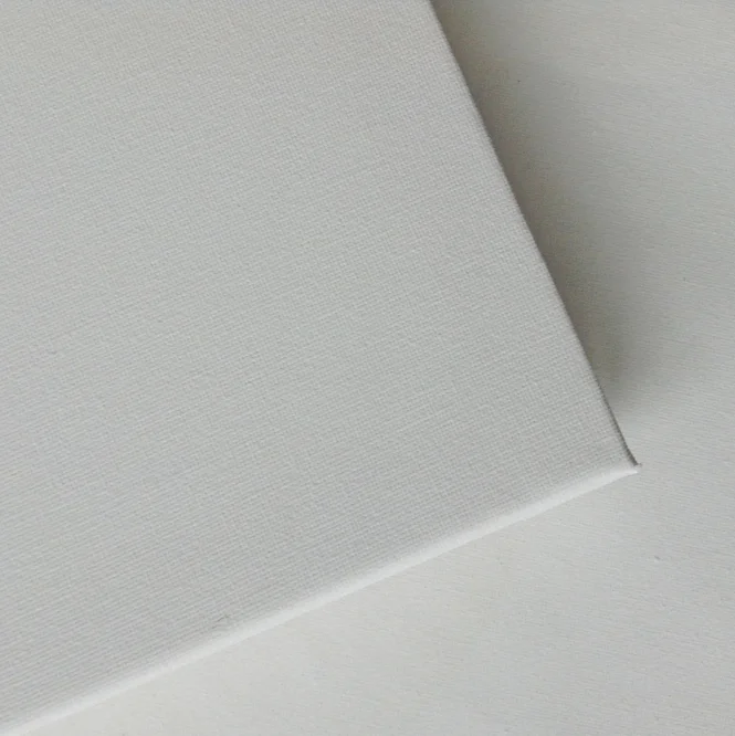 Factory Direct Sale 16*20 Round Shape White Blank Stretched Canvas for Oil Painting