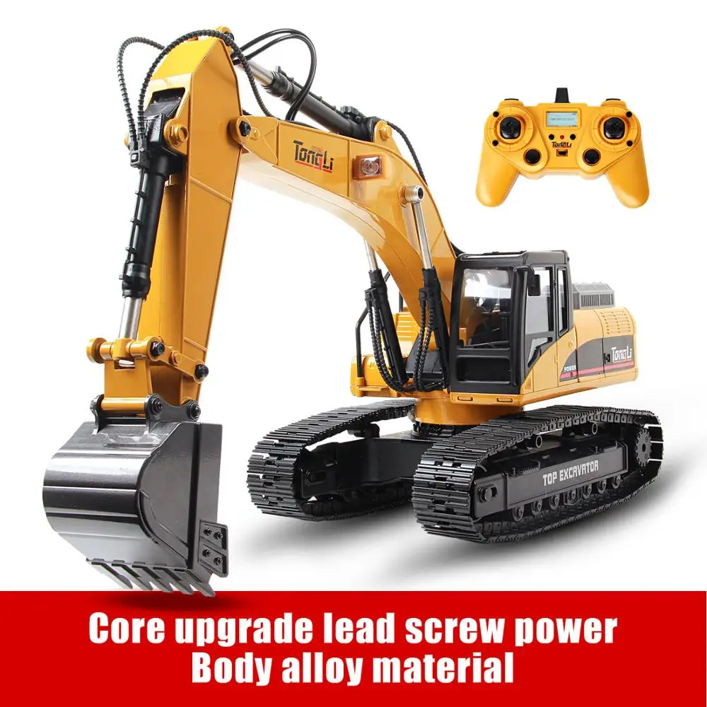 real remote control excavator