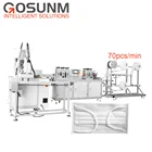 Machine GOSUNM 2021 Full Automatic Surgical Mask Making Machine 3 Ply Mask Machine Inner Earloop