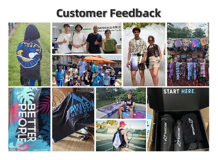 Wholesale Logo Design Sublimated Digital Printed Microfiber Personalized Sand Free Beach Towels
