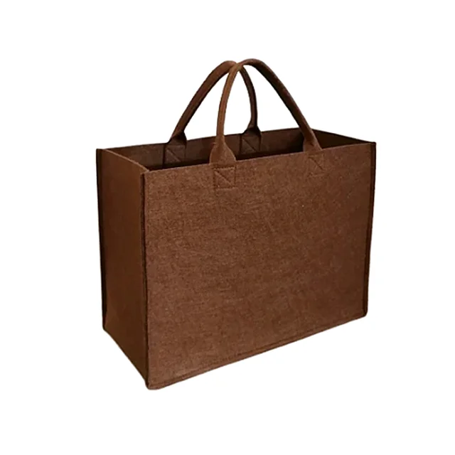 OEM Factory Custom Logo Needle Nonwoven Felt Gift Packaging Bag Organiser For Sale