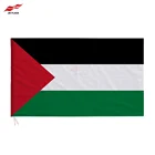 Scarf Wholesale Palestine Scarf Palestine Flag Scarf Events Decoration Satin Polyester Palestine Scarf