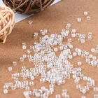 2.5mm Beads Wholesale Manufacture Round 2.5mm Silver-lined Clear Glass Seed Beads Machine Threading Beads For Decoration