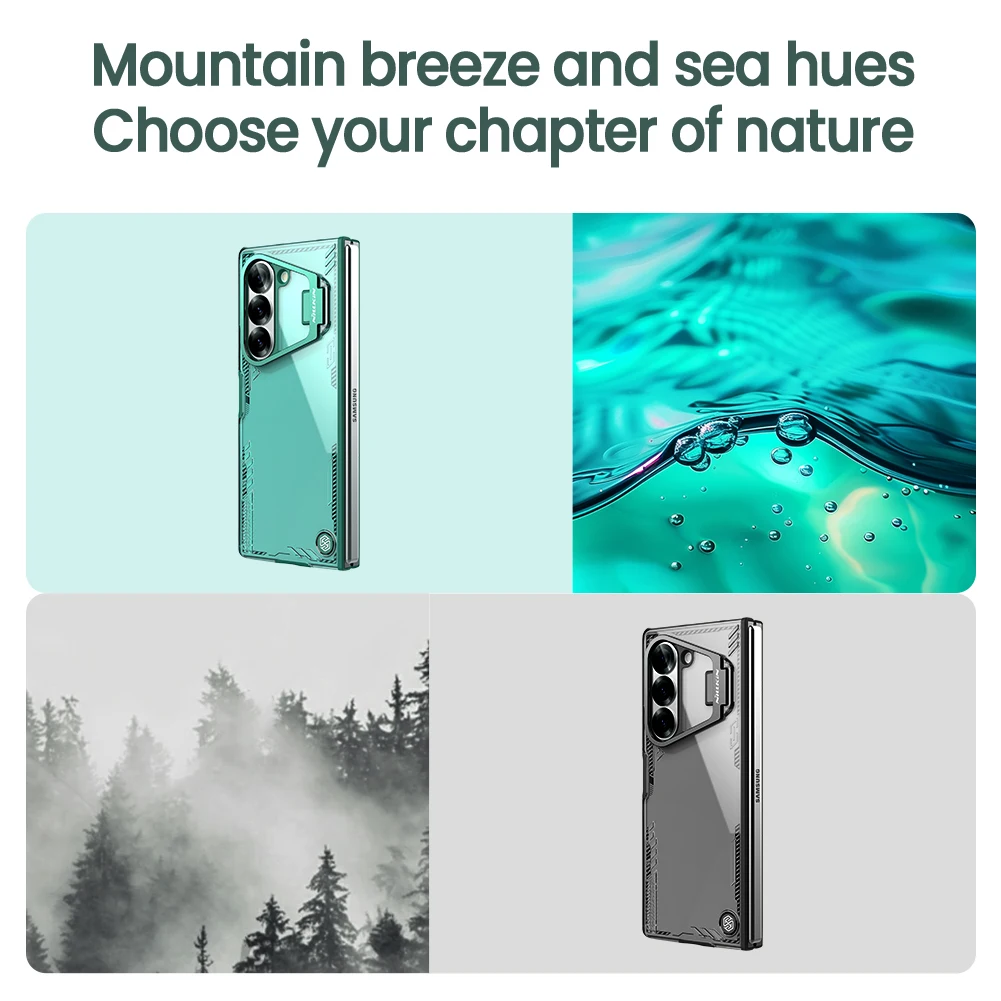 Nillkin Iceblade FoId Magnetic Case with Camera Kickstand for Samsung Z Fold 6- Black 16 for Samsung Z Fold 6 | Nillkin Kickstand for Samsung Z Fold 6- Black | for Samsung Z Fold 6 | Nillkin