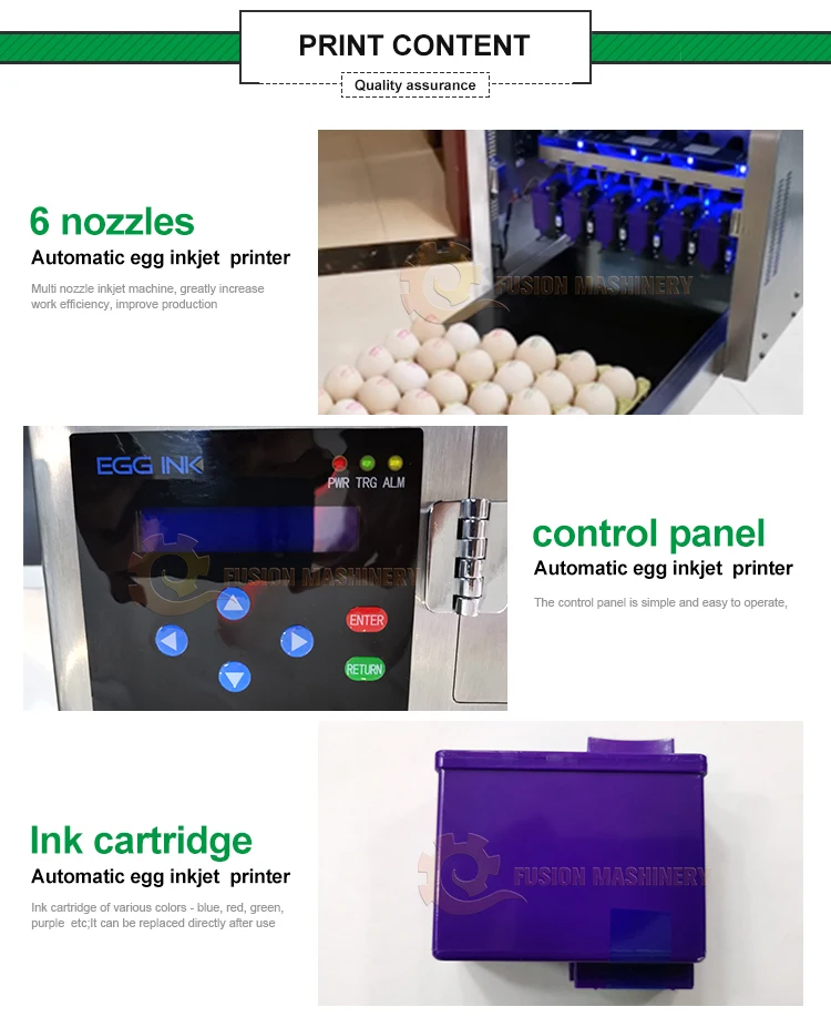 High quality egg inkjet printer/egg tray printing machine/egg code printing machine for sale