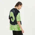 Tie Dye Embroidered High Quality Custom Hip Hop Oversized Half Sleeve Men Tie Dye T Shirts