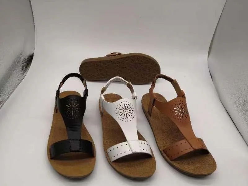 Wholesale PU Sandals Women Open Toe Shoes