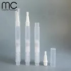 Uv Gel Uv Gel Nail Pen C201 Empty Black Click Cosmetic Pen For Nail UV Gel Package With Brush