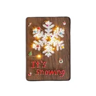 Wood Crafts Wallwa Led Christmas Gift Diy Wood Crafts String Art Kit