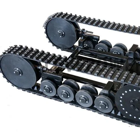 Tracked Robot Chassis Platform Rubber Track Assembly Alibaba