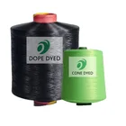 Dty Doped Dyed Polyester Dty Yarn Doped Dyed/Cone Dyed Over 3000 Plus Colors Ready To Ship