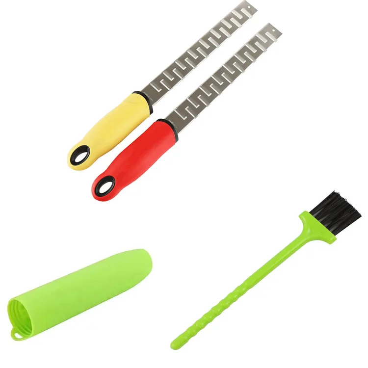 OEM & ODM Stainless Steel Manual Vegetable Slicer Cheese Grater Small Bristle Brush Silicone Garlic Peeler Set Wholesale
